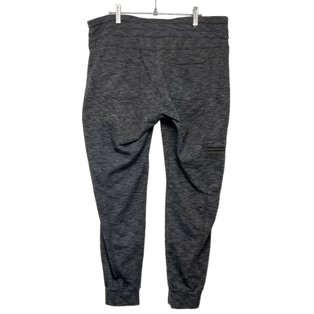 Athleta Gray Space Dye Metro Joggers Active Athletic Women’s Large - Picture 7 of 13